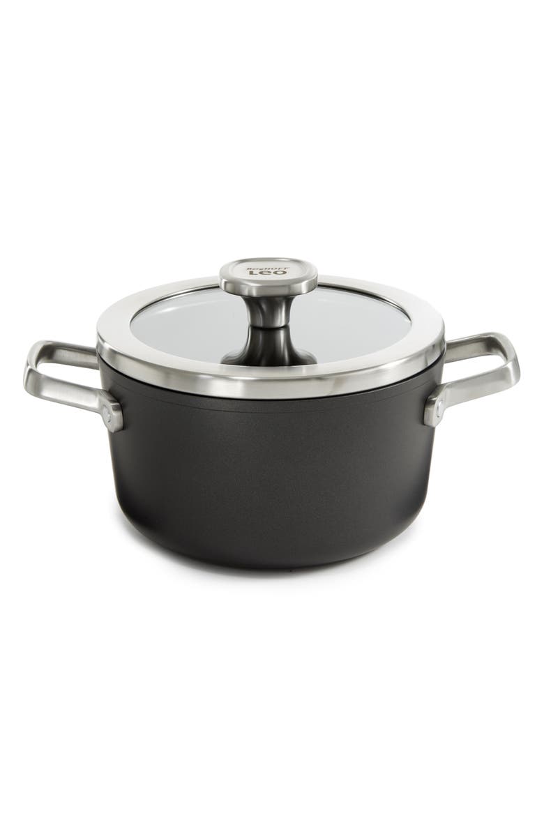 BergHOFF Leo Graphite 8-Quart Stock Pot, Main, color, Black