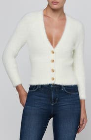 L'AGENCE Agathe Fuzzy Cardigan