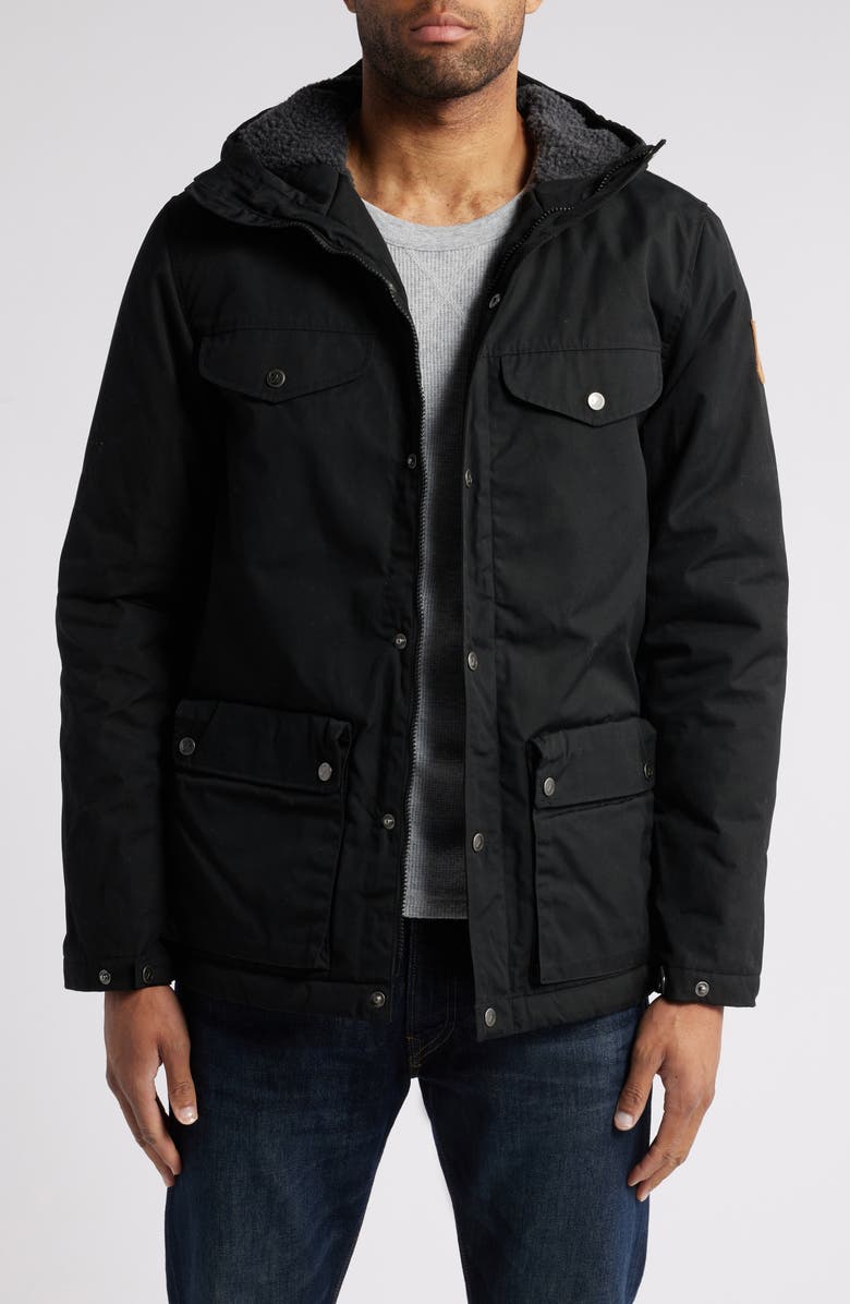 Fjällräven Greenland Winter Jacket, Main, color, Black