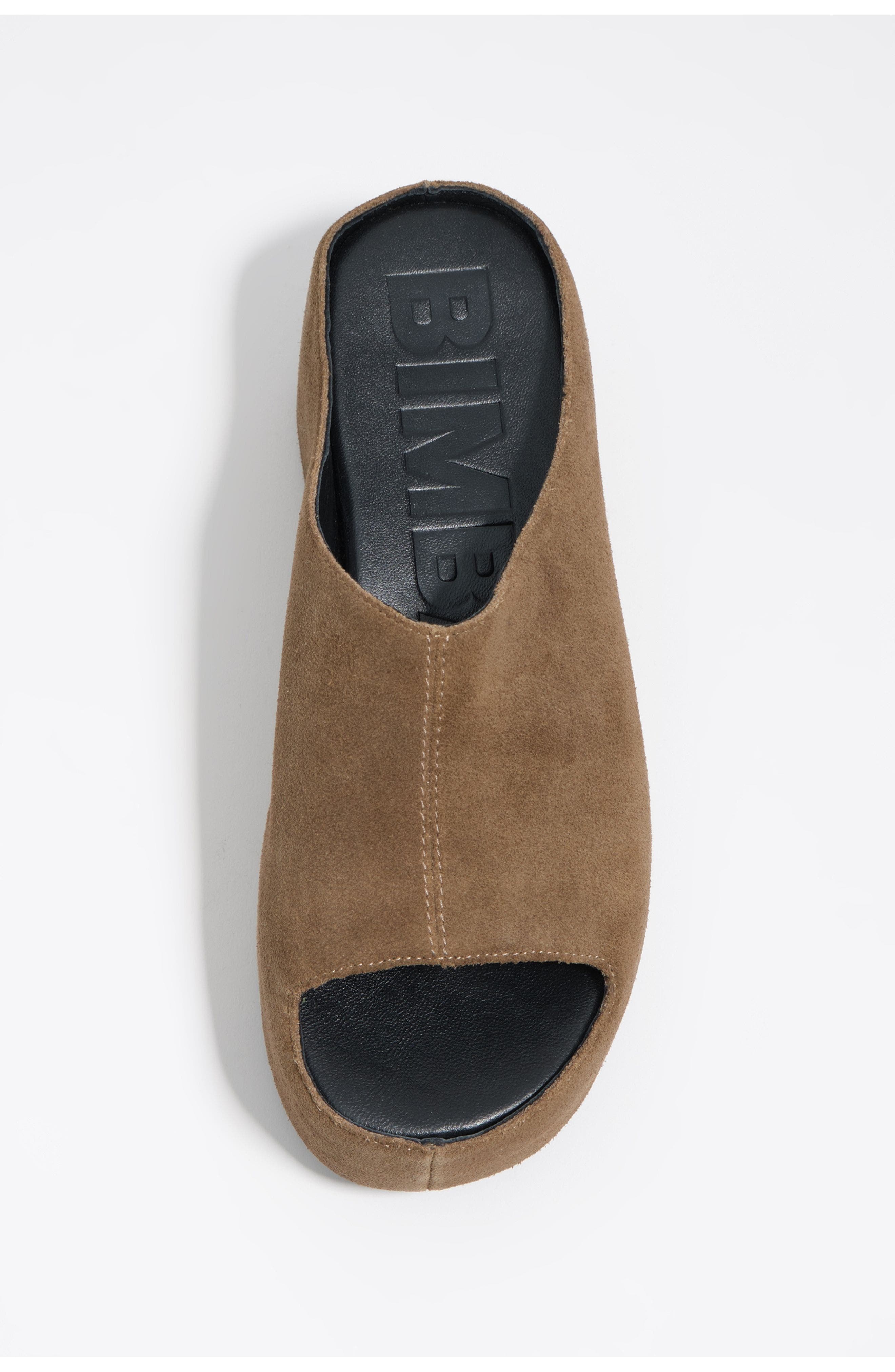 Bimba y Lola Suede Platform Sandals, Alternate, color, Olive