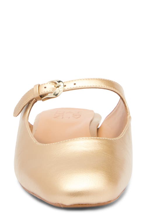 Naturalizer Apple Mary Jane Mule In Gold