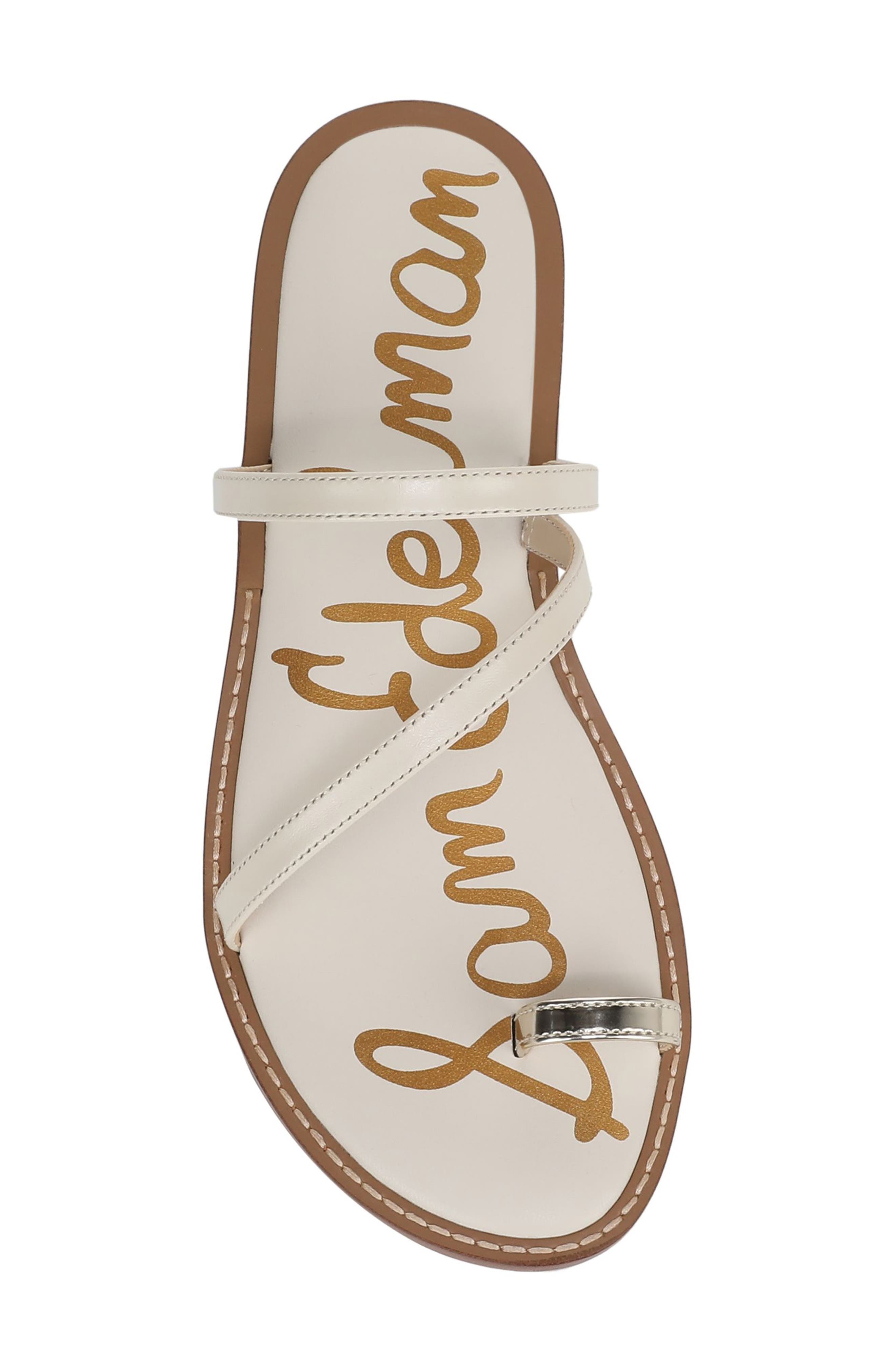 Sam Edelman Harlyn Toe Loop Slide Sandal, Alternate, color, Jute/ Modern Ivory