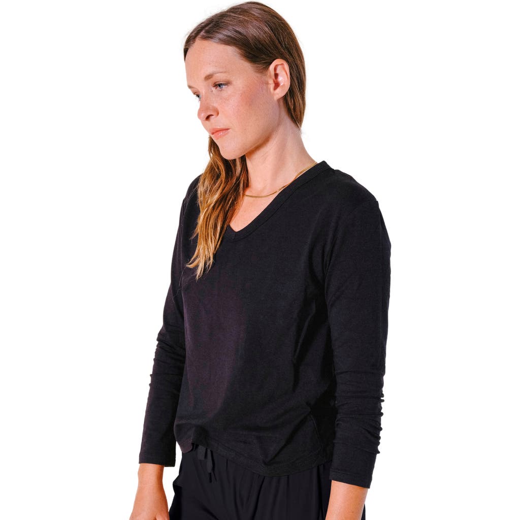 Poplinen Plus Toni Pj Shirt In Black