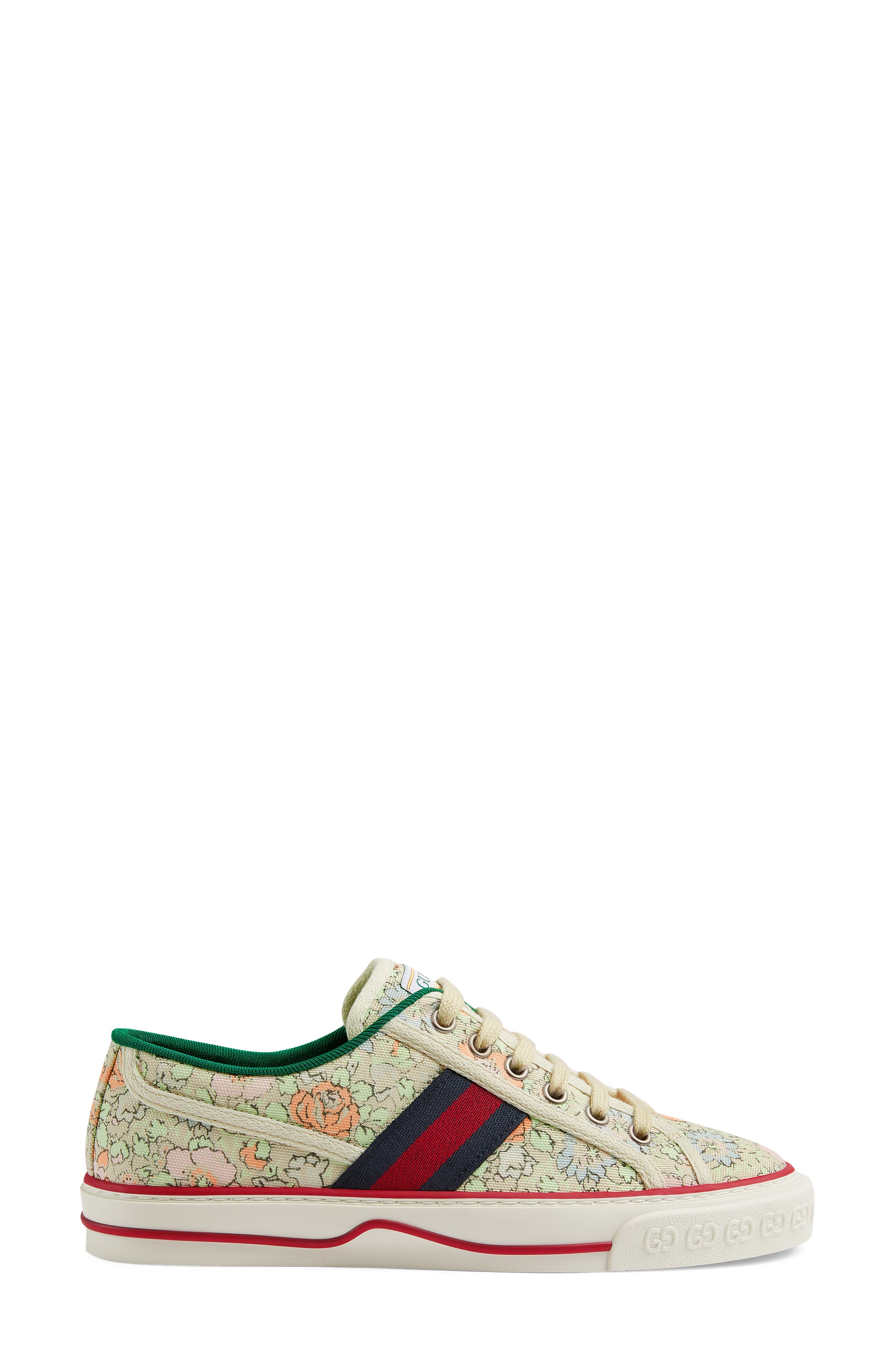 Gucci x Liberty London Tennis 1977 Floral Low Top Sneaker, Alternate, color, 
