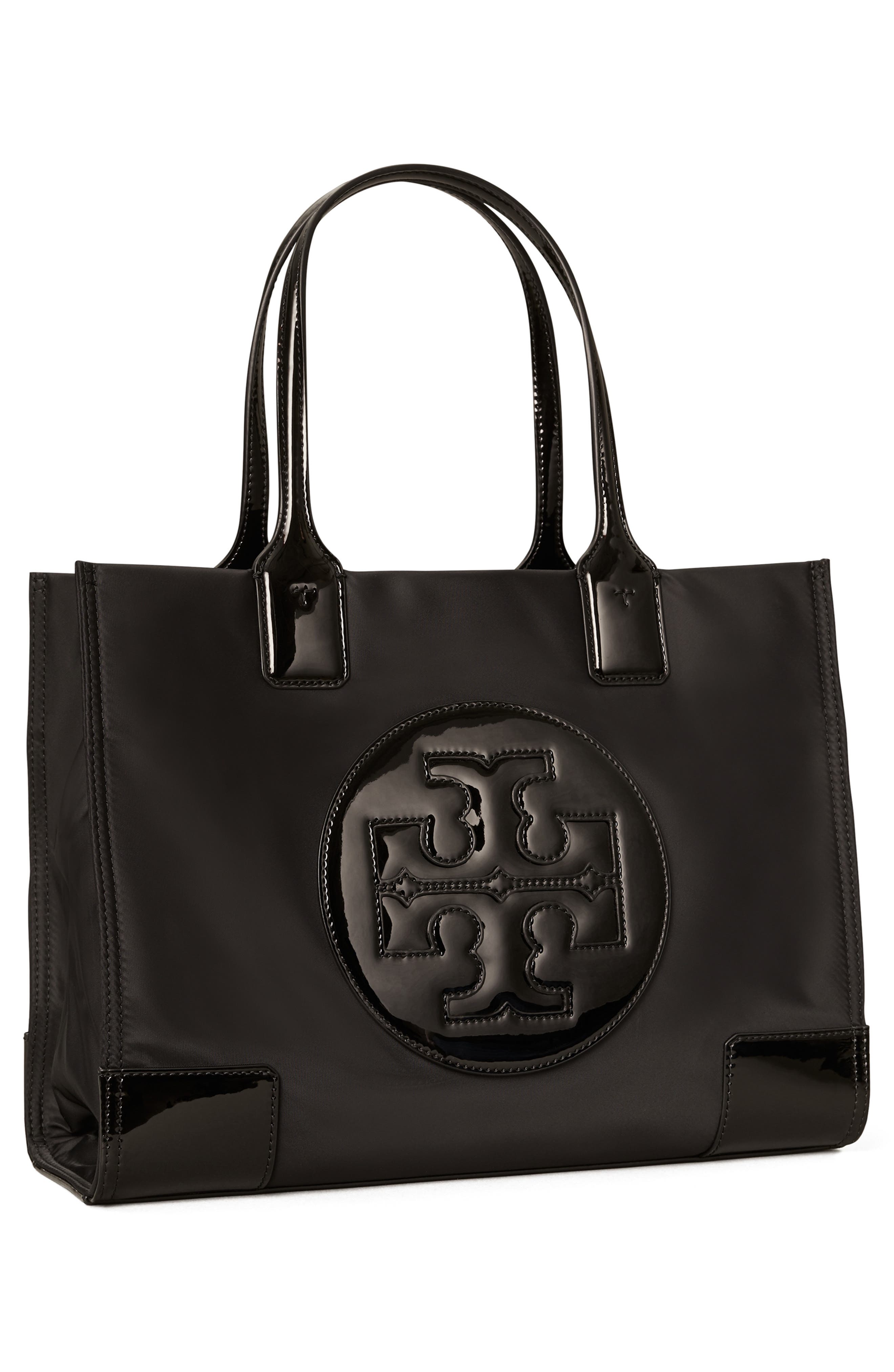 Tory Burch Small Ella Patent Tote Bag, Alternate, color, 