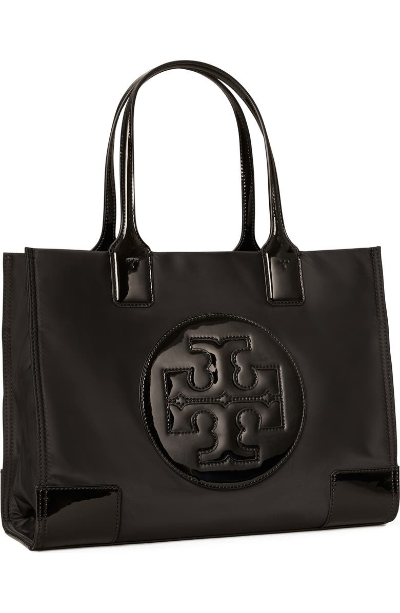 Tory Burch Small Ella Patent Tote Bag, Alternate, color,