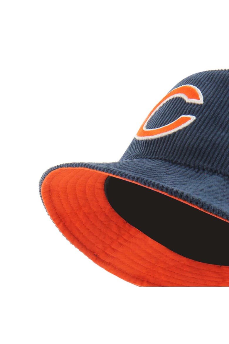 Men's '47 Navy Chicago Bears Thick Cord Bucket Hat, Alternate, color, Navy