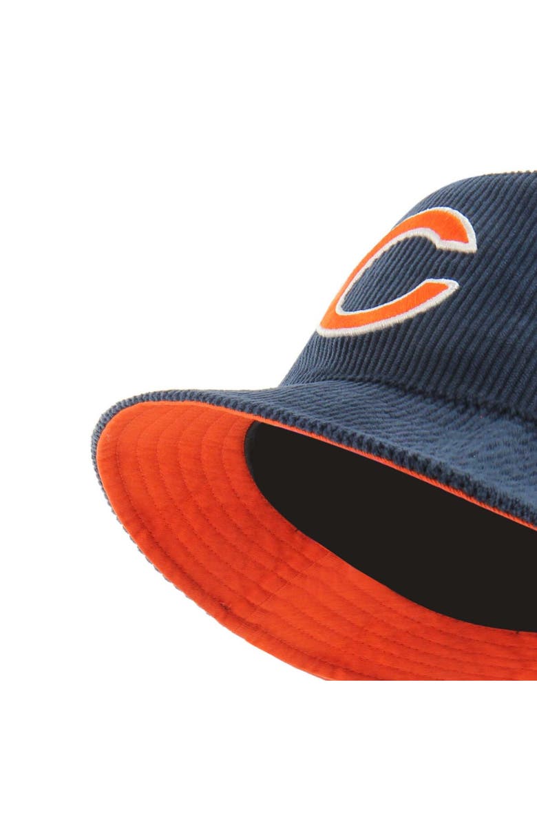'47 Men's '47 Navy Chicago Bears Thick Cord Bucket Hat, Alternate, color, Navy