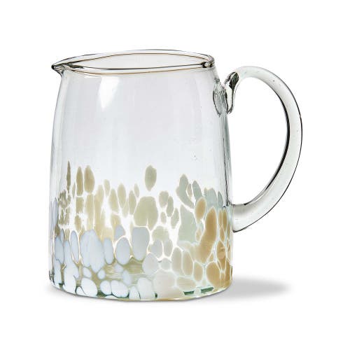 Tag Pinto Confetti White Pitcher In Transparent