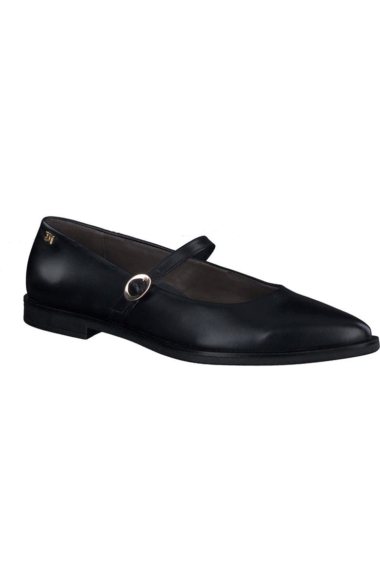 Paul Green Carla Mary Jane Flat, Main, color, Black Softnappa