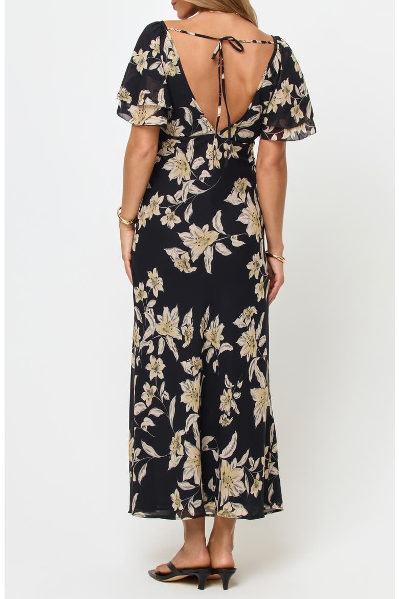 Lover Cover-Up Maxi Dress, Alternate, color, PETAL TO THE METAL