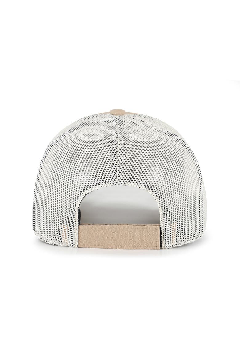 Men's '47 Khaki Green Bay Packers Bonehide Trucker Adjustable Hat, Alternate, color, Khaki