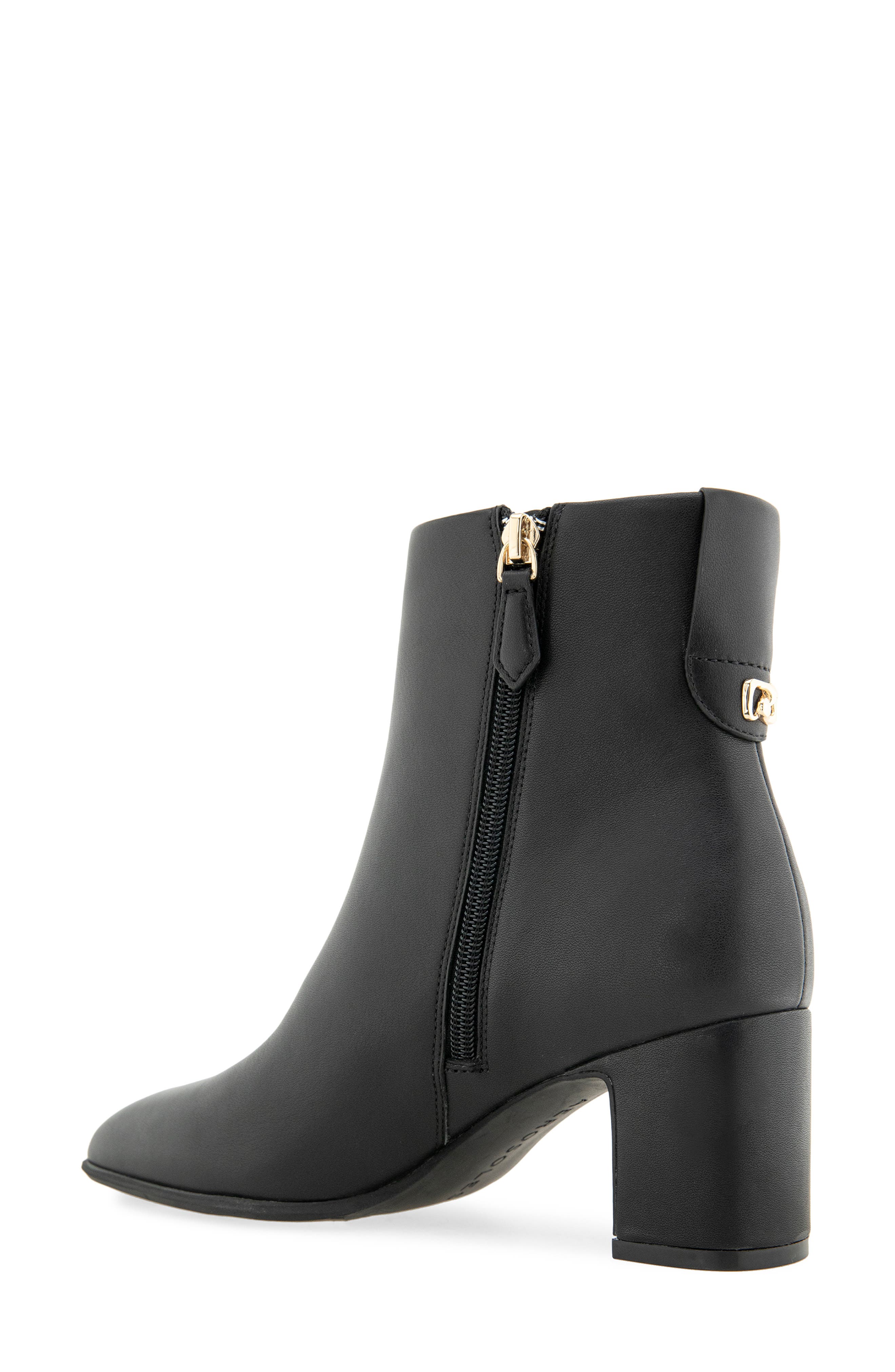 Aerosoles Mari Bootie, Alternate, color, Black Leather