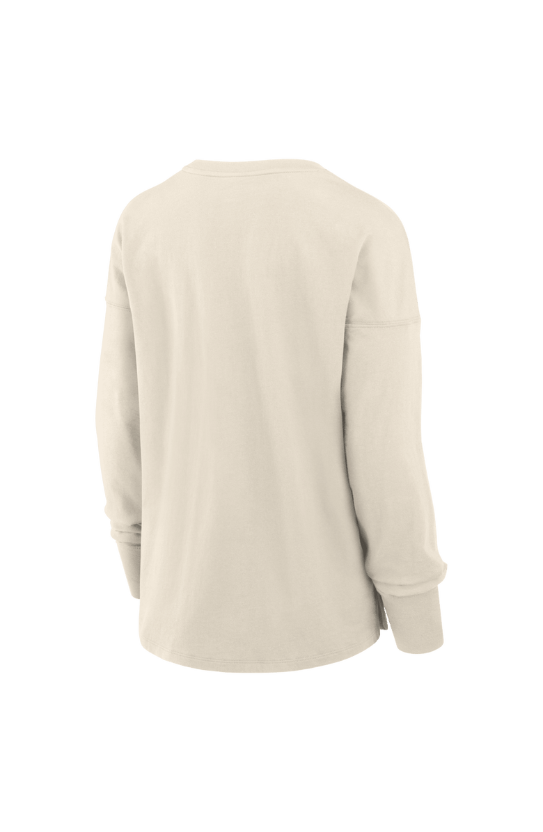 FANATICS Women's Fanatics Cream Colorado Avalanche Distressed Logo Long Sleeve T-Shirt, Alternate, color, Cream