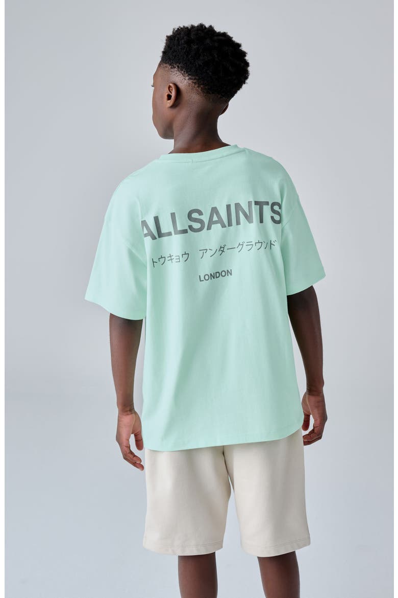 Kids' Underground Graphic T-Shirt, Alternate, color, GREEN