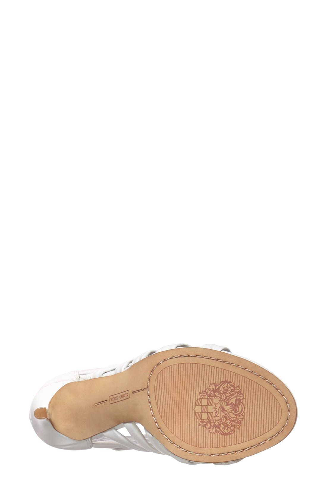 'Troy' Gladiator Sandal, Alternate, color, WHITE