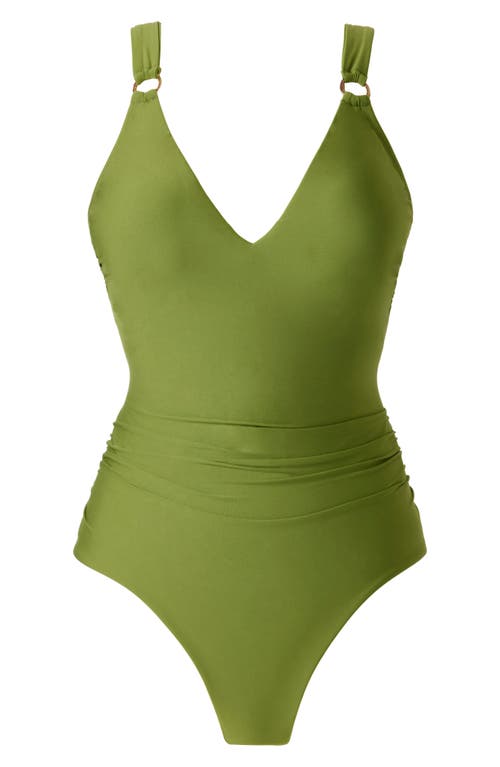 Magicsuit Solid Dakota One Piece Swimsuit In Basil