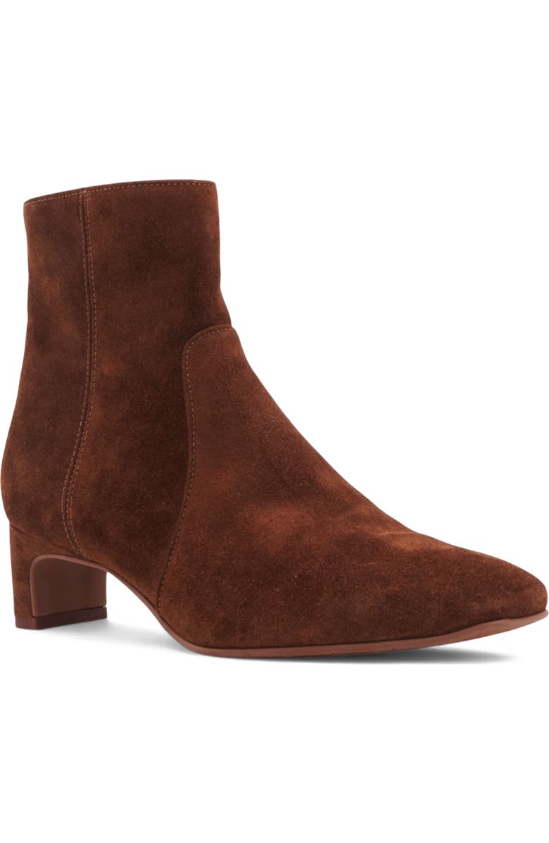 Aquatalia Siela Weatherproof Bootie, Main, color, Brandy Suede