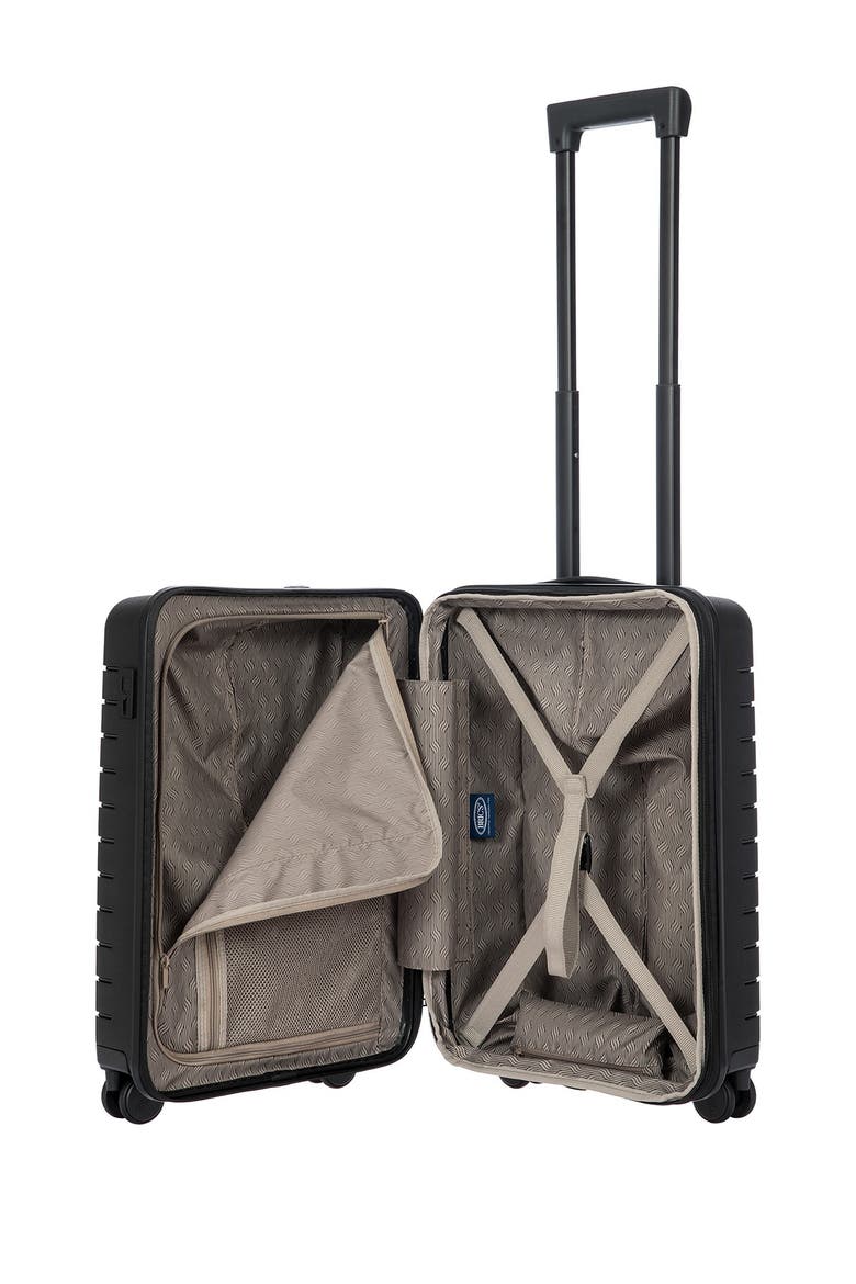 21" Expandable Carry-On Spinner, Alternate, color, BLACK
