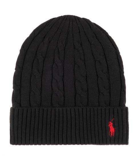 Cotton Cashmere Cable Beanie