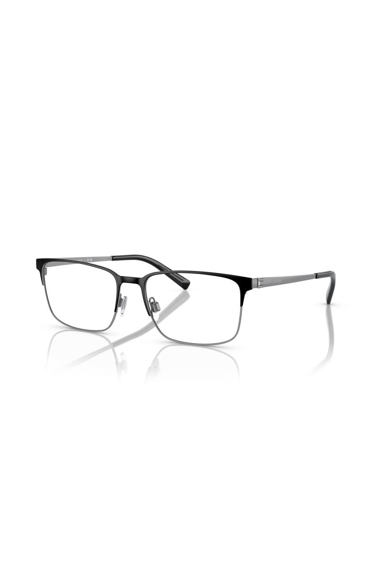 Ralph Lauren 55mm Rectangle optical glasses, Main, color, Black