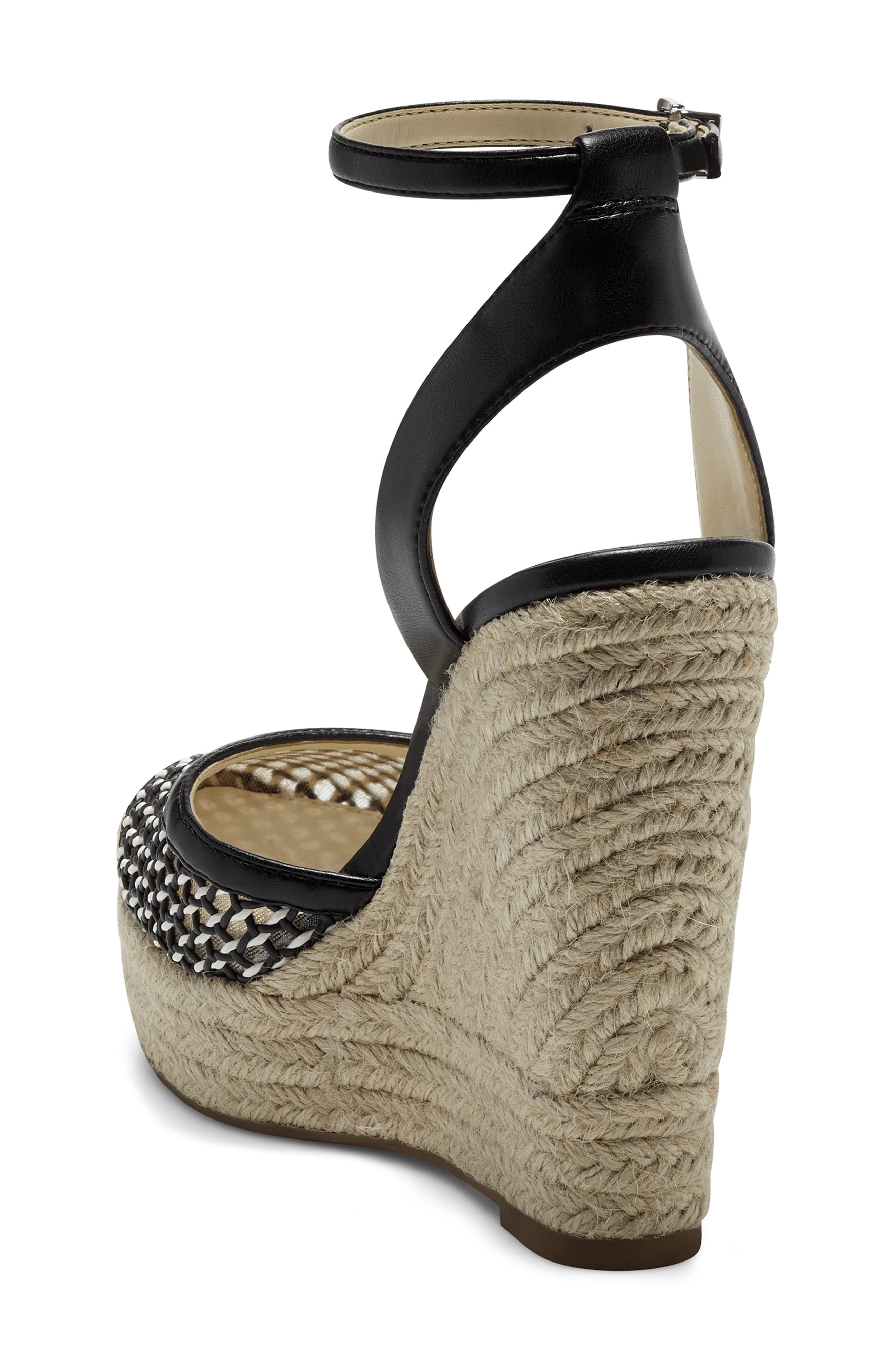 Jessica Simpson Zestah Ankle Strap Espadrille Wedge, Alternate, color, 