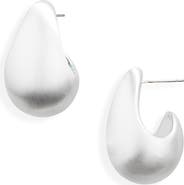 Cara Teardrop Hoop Earrings