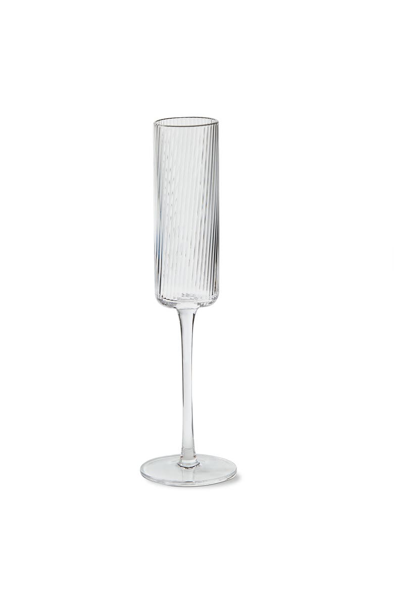 tag Linea Champagne Flute Clear Glass Everyday, Main, color, Clear