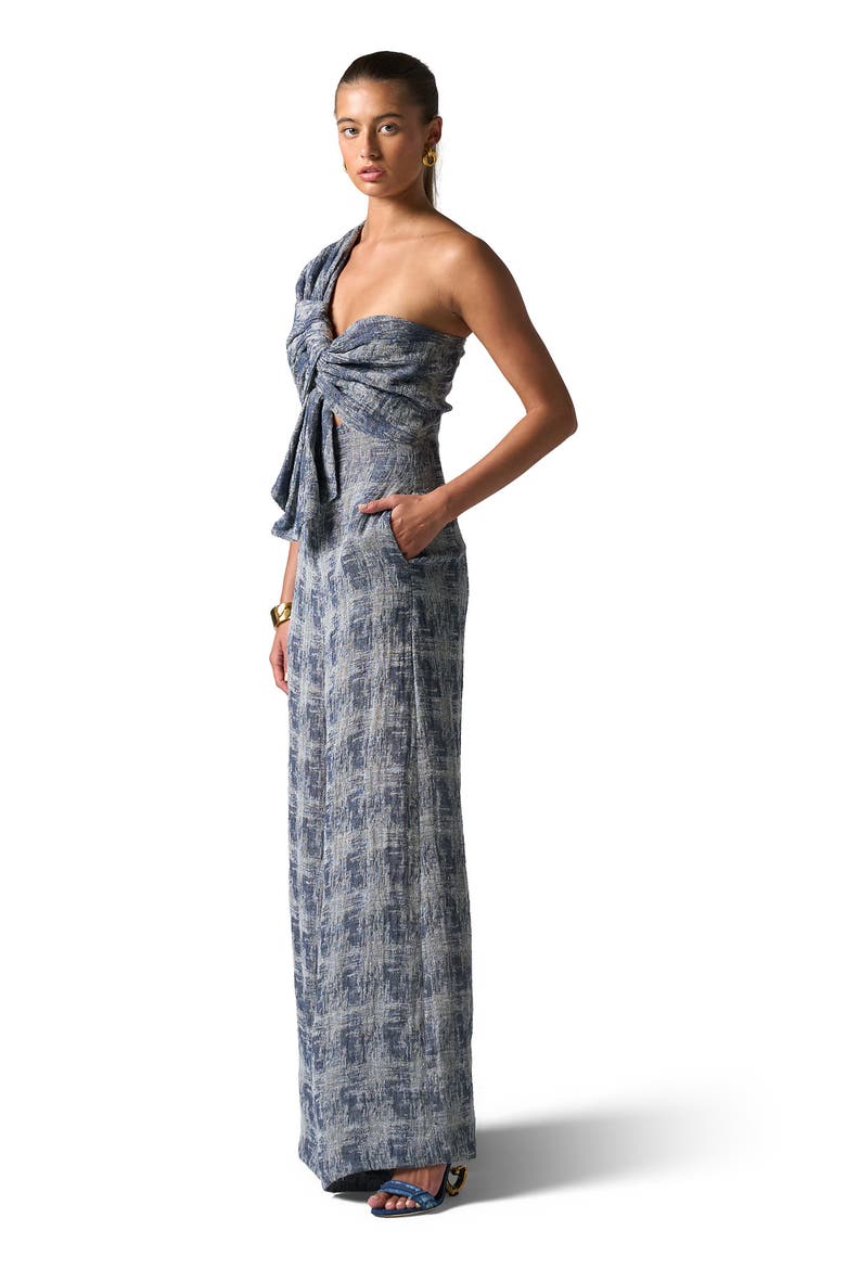 Eden Jumpsuit, Alternate, color, Blue/Beige