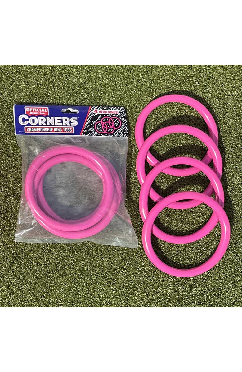 Corners Championship Ring Toss Magenta Ring Toss 4 Piece Set, Alternate, color, Multicolored