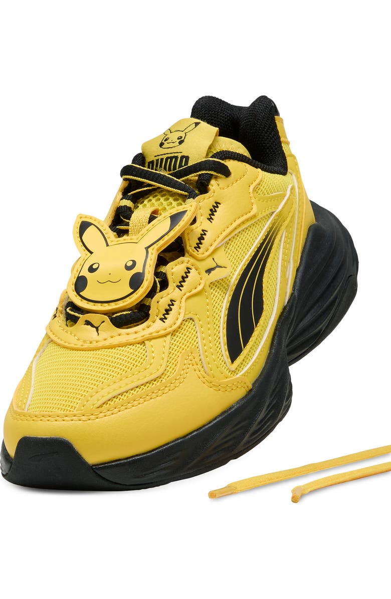 PUMA x POKÉMON Kids' Fade Nitro Pikachu Sneaker, Alternate, color, Energizing Yellow/ Puma Black