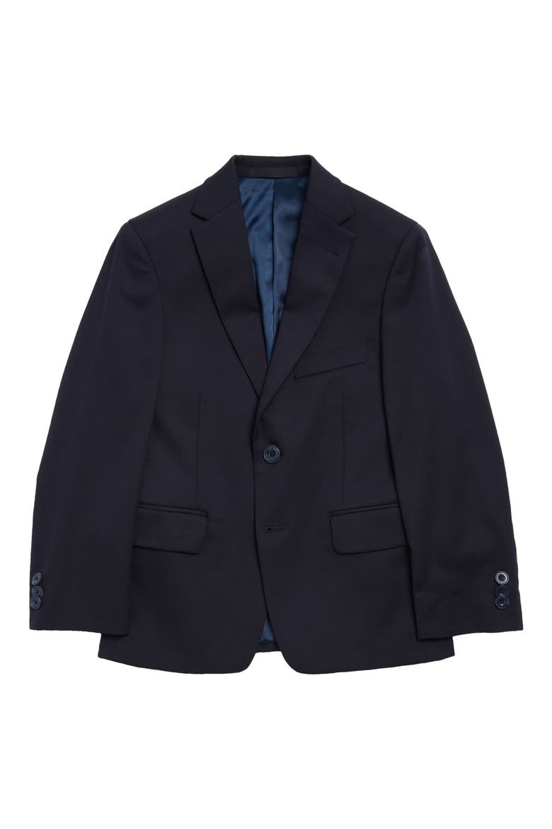 Kids' Two-Button Suit Jacket, Main, color, NAVY