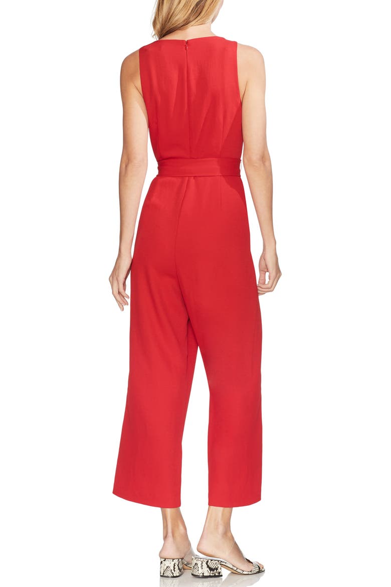 Crop Jumpsuit, Alternate, color, CORAL SUNSET