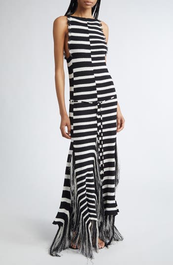 【関税込み】Proenza Schouler ロングドレス Proenza Schouler Tala Dress in Viscose Georgette - Lemon