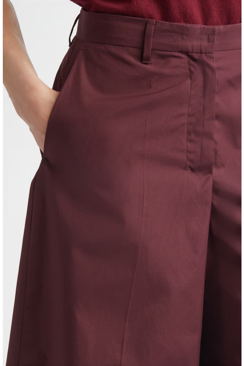 Epoca Crop Wide Leg Pants, Alternate, color, DARK RED