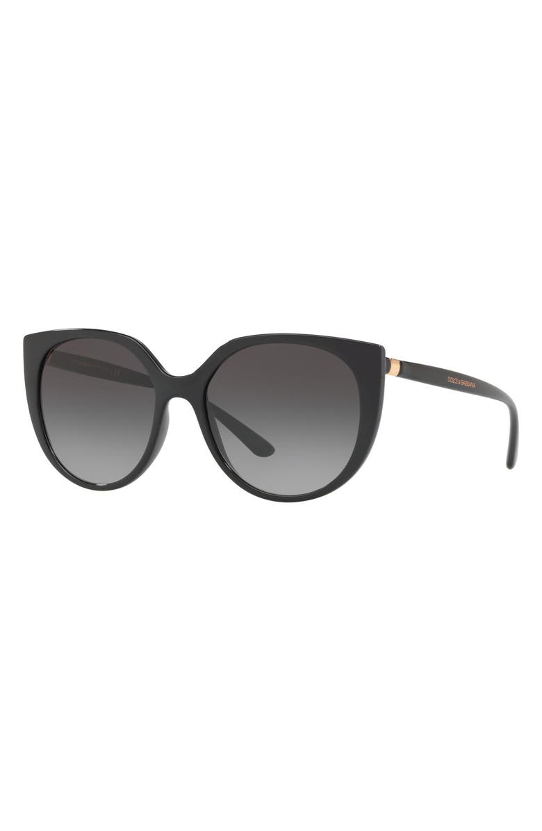 Dolce&Gabbana 54mm Mirrored Cat Eye Sunglasses, Alternate, color, 