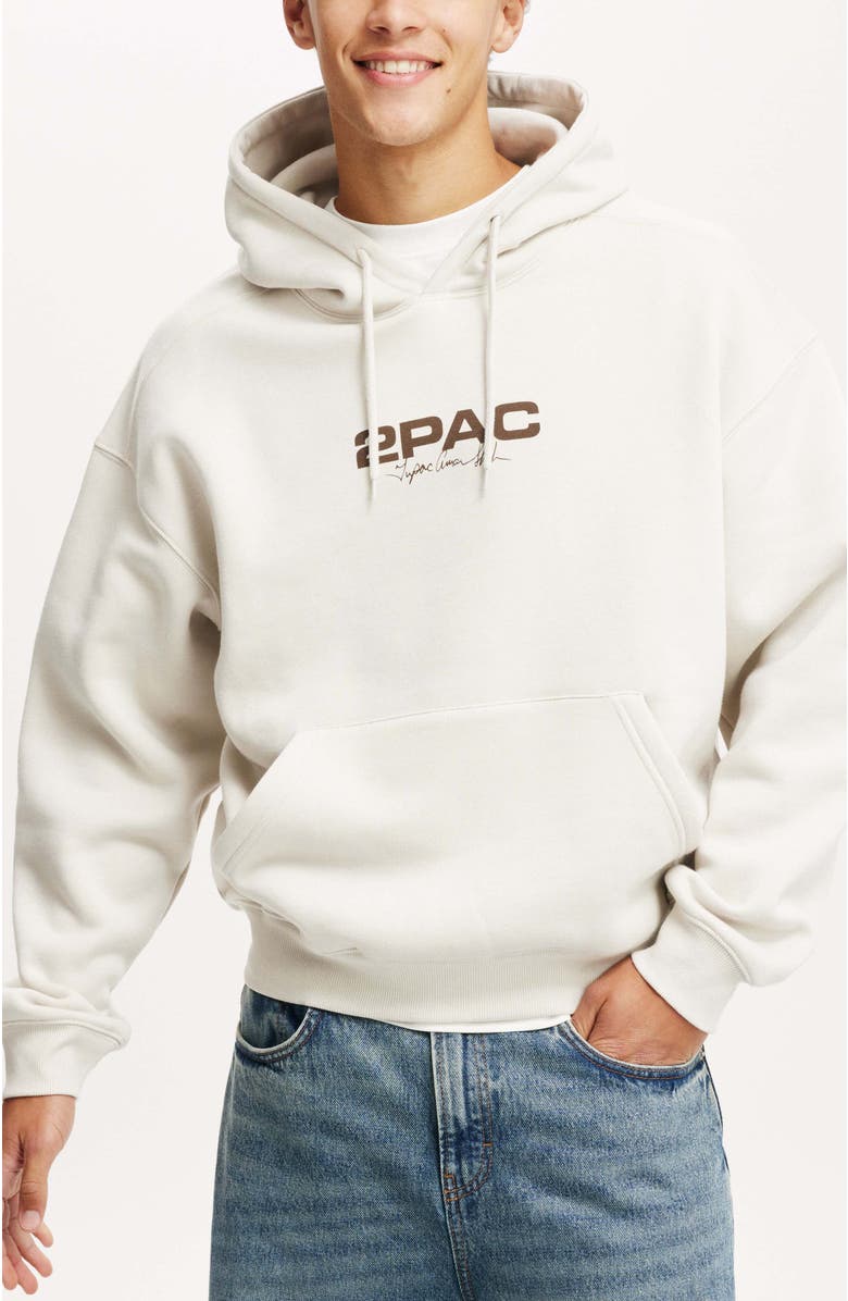 Cotton On Men's Box Fit Music Hoodie, Main, color, 