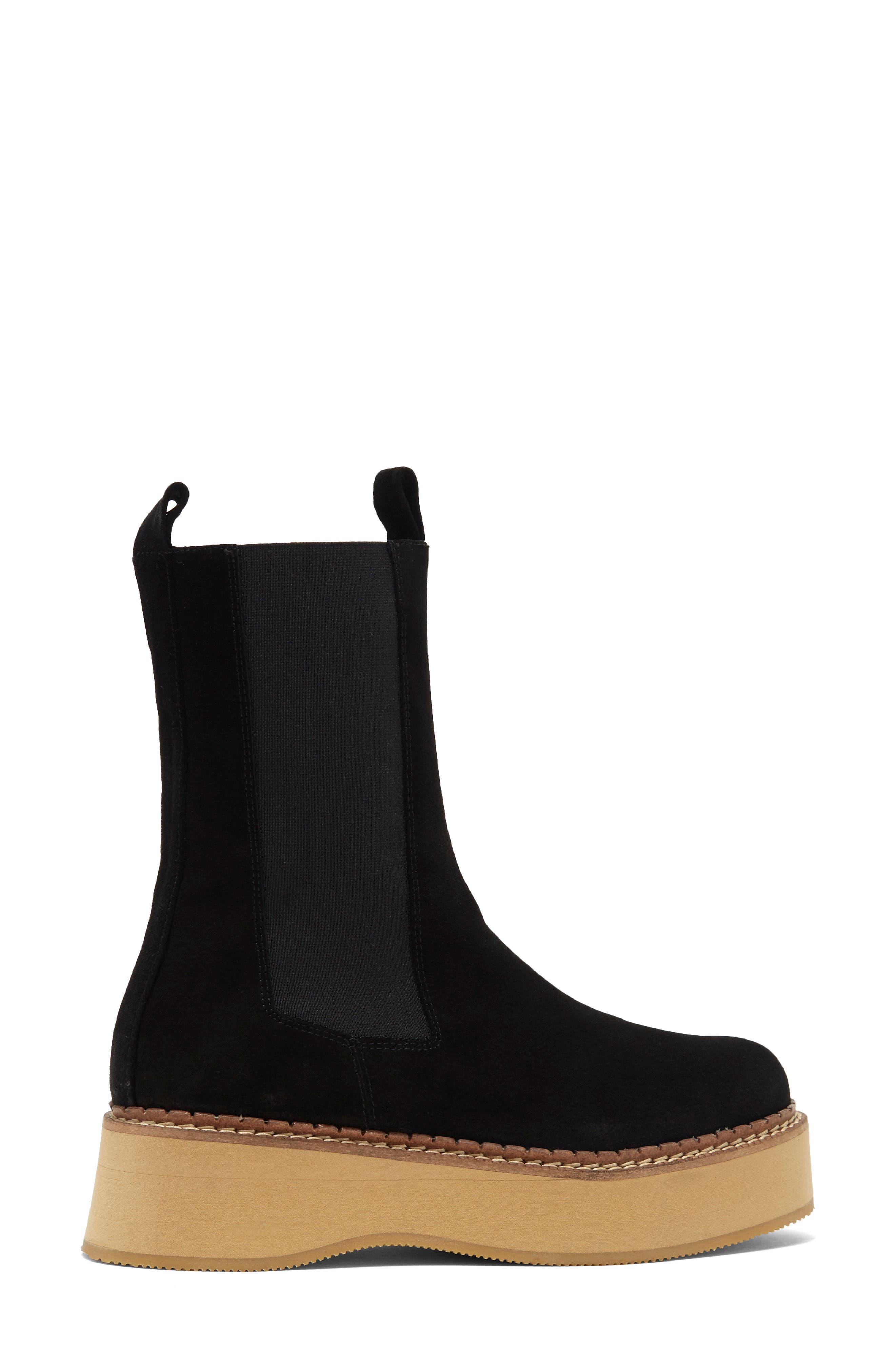 Paloma Barcelo Eerin Platform Chelsea Boot, Alternate, color, Black