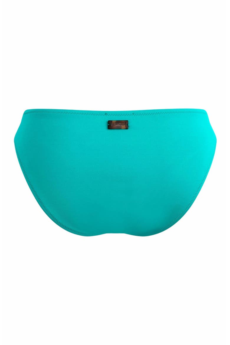 Women's Solid Sculpt Bikini Bottom, Alternate, color, VERT DISCO