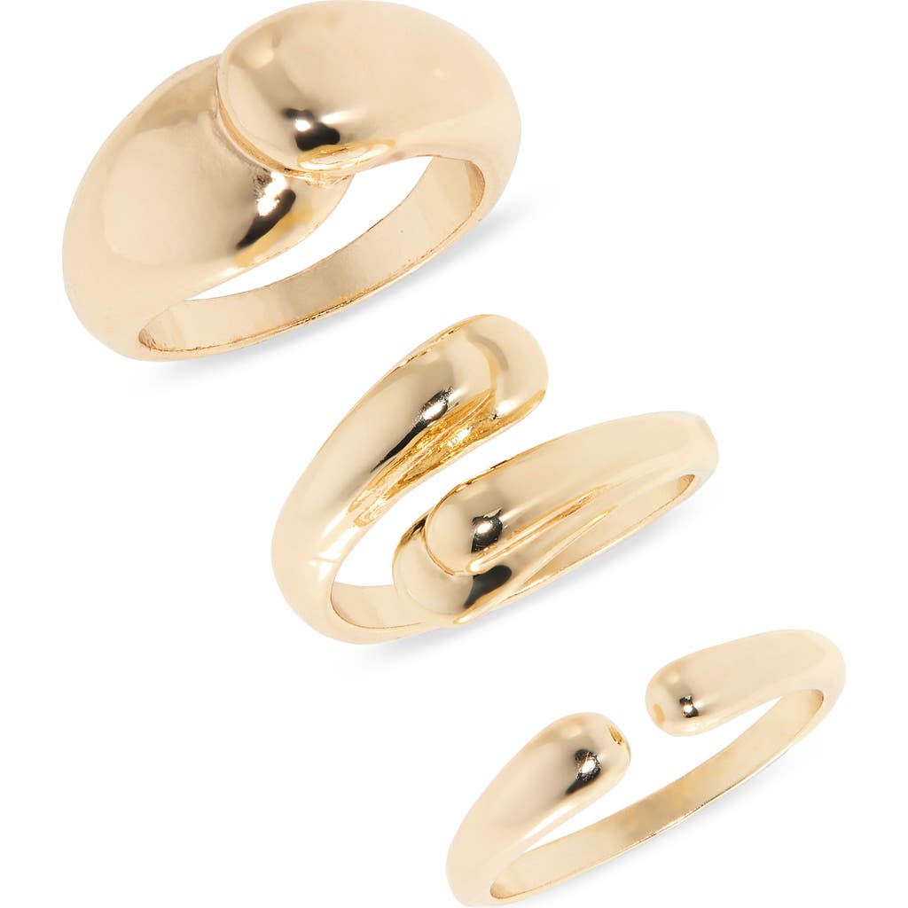 NORDSTROM RACK NORDSTROM RACK SET OF 3 BYPASS WRAP RINGS