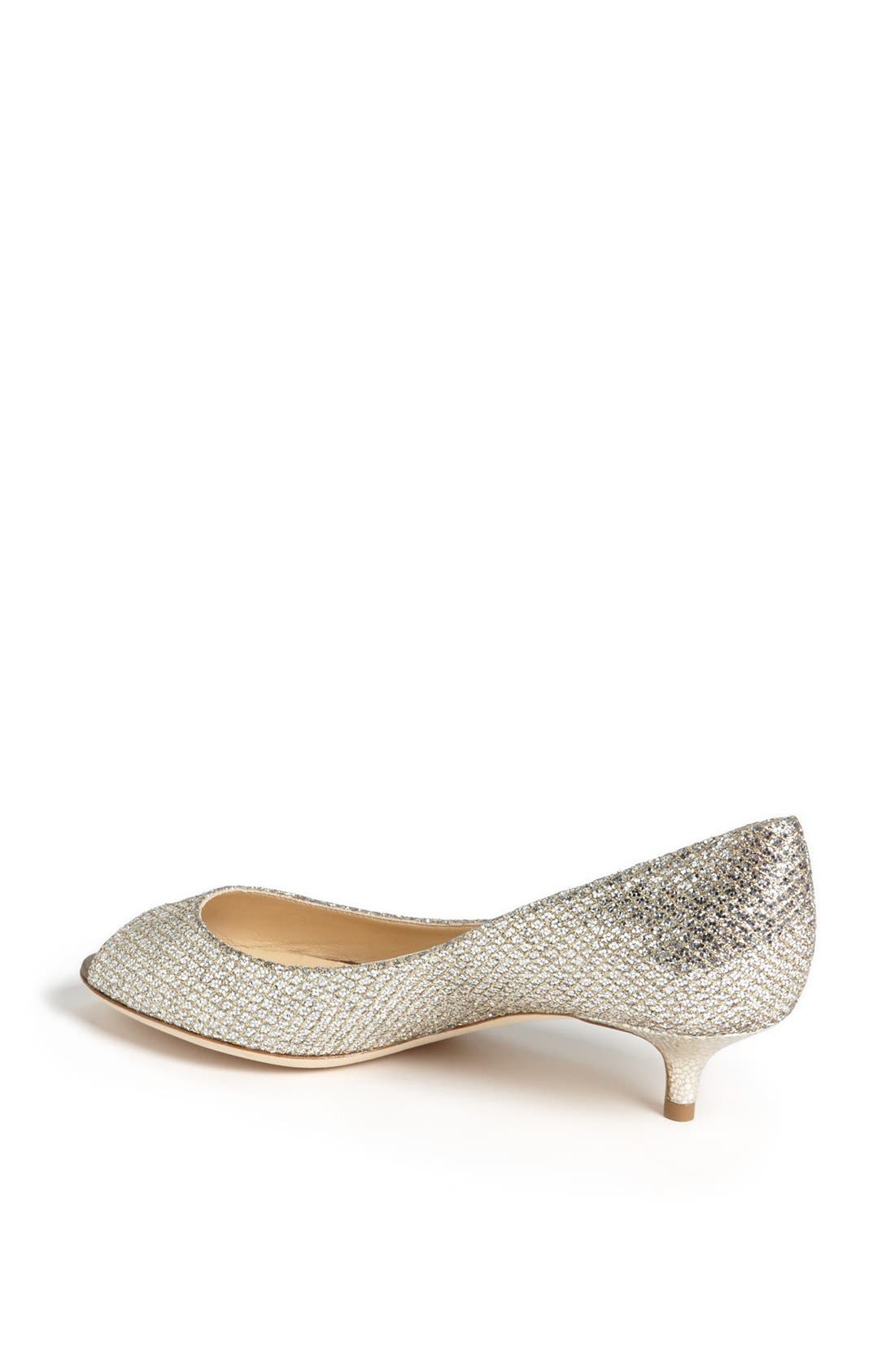 Jimmy Choo 'Caitlin' Peep Toe Pump, Alternate, color, 