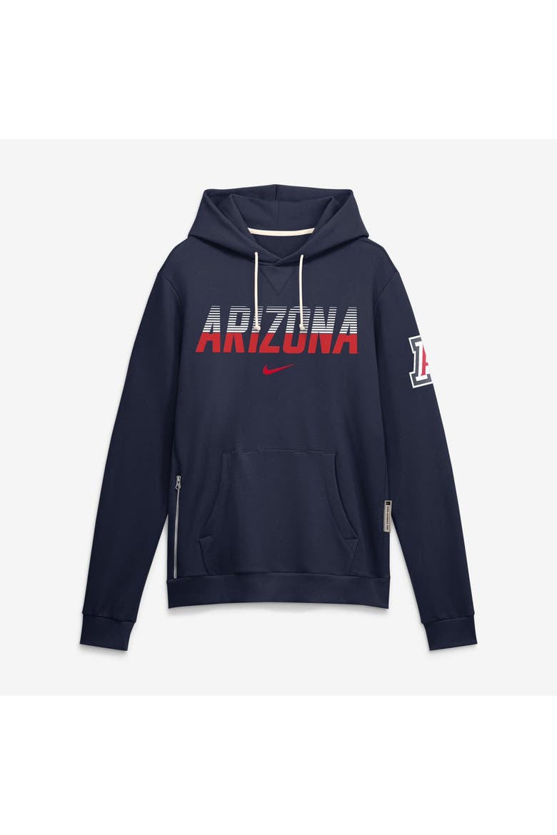 Men's Nike Navy Arizona Wildcats 2026 Sideline Standard Issue Dri-FIT Hoodie, Main, color, Navy