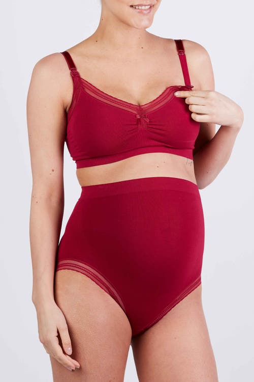 Cache Coeur Milk Maternity And Nursing Seamless Bra In Animal Print