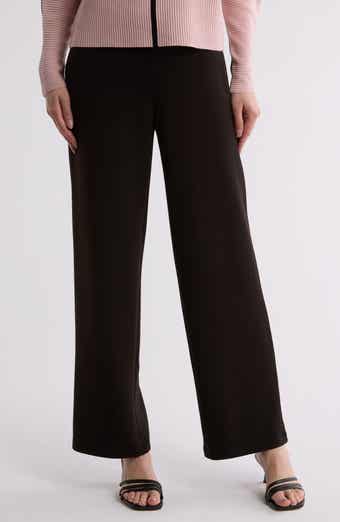 T Tahari Scuba Knit Wide Leg Pants