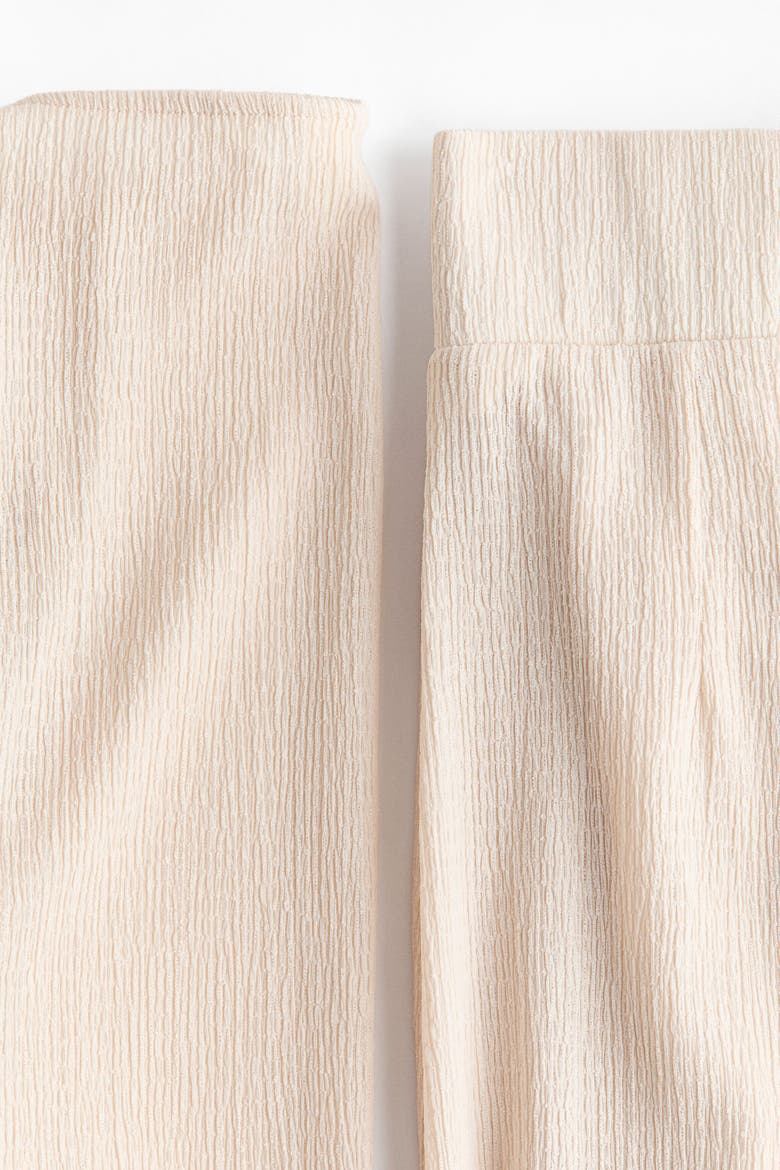 Mama 2-piece Crinkled Jersey Set, Alternate, color, Light beige