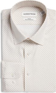 Nordstrom Trim Fit Premium Performance Dress Shirt
