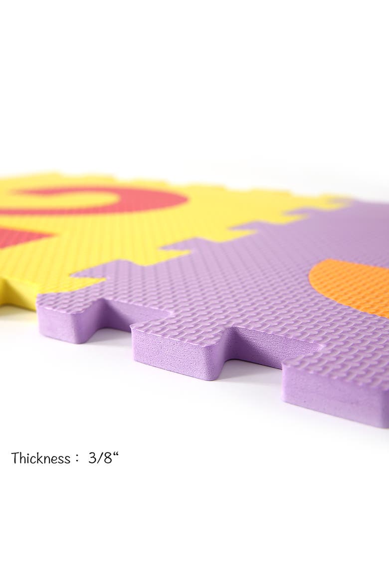 Soft Foam Floor Puzzle Tiles, Alternate, color, Multicolored