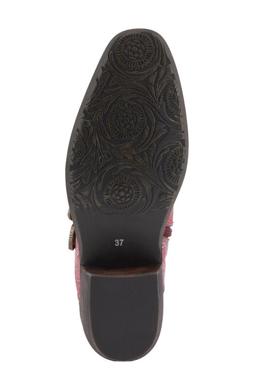 L'artiste By Spring Step Rodeha Bootie In Burgundy