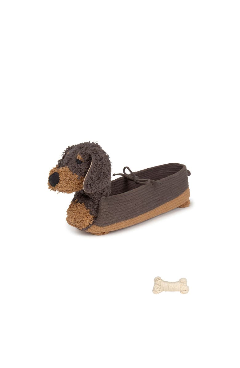 Lorena Canals Basket Sparky, Main, color, Dark Grey, Ochre