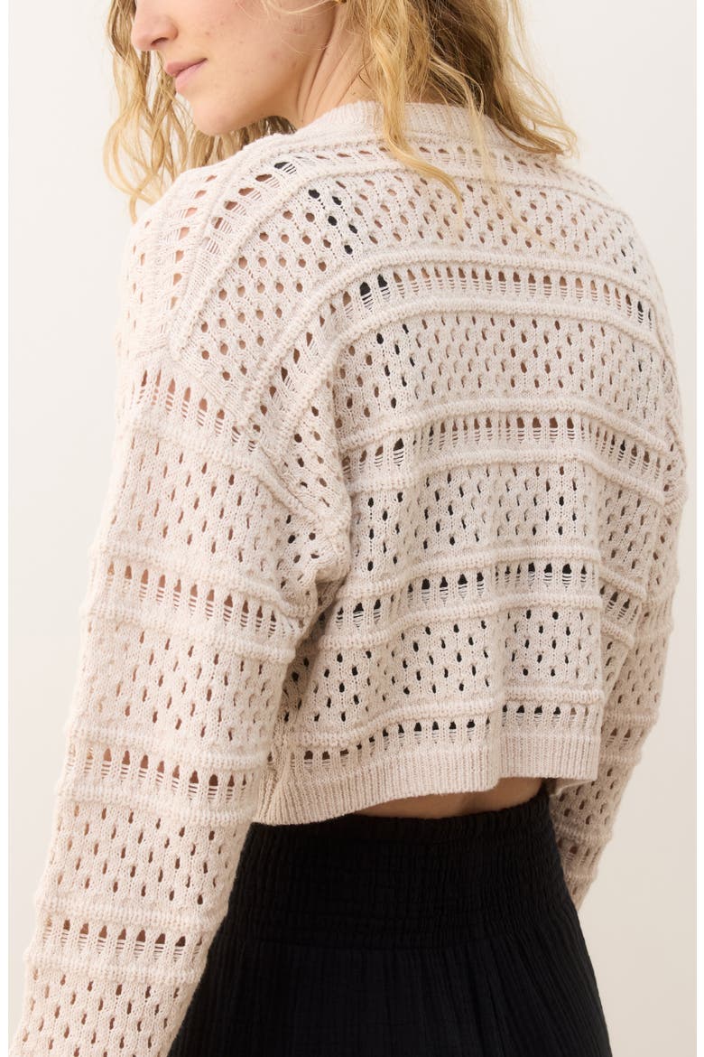 Anacapa Open Stitch Cardigan, Alternate, color, CALICO